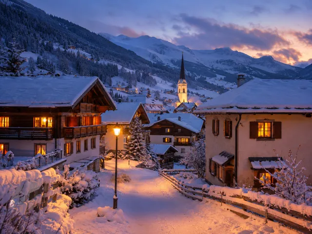 Snowy Village — example photo