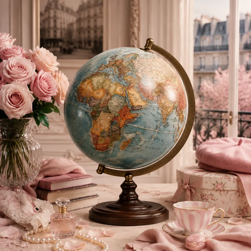 French Girly aesthetic — visual example