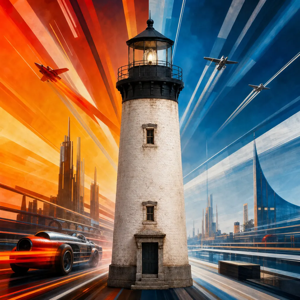 Futurism aesthetic — visual example