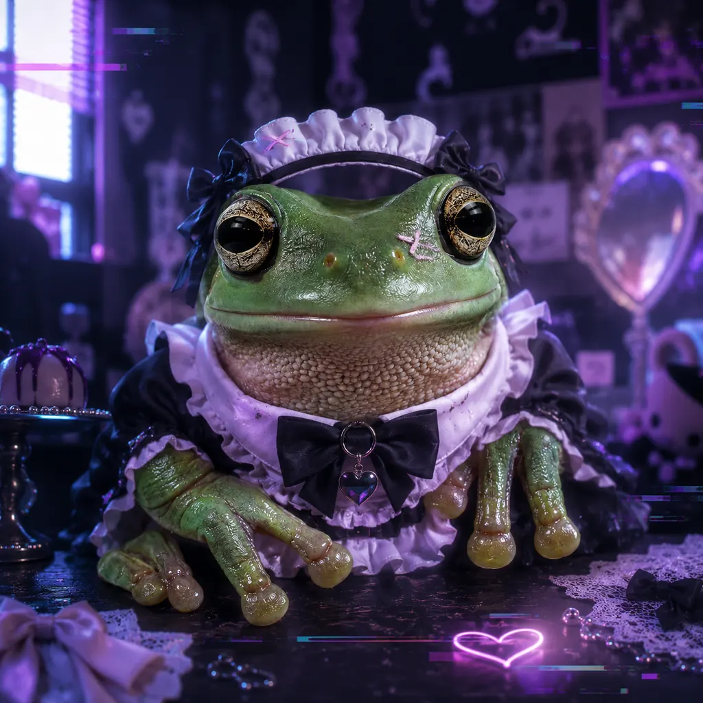Maidcore aesthetic — visual example