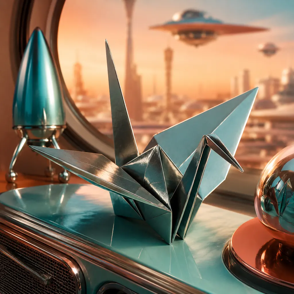 Retrofuturism aesthetic — visual example