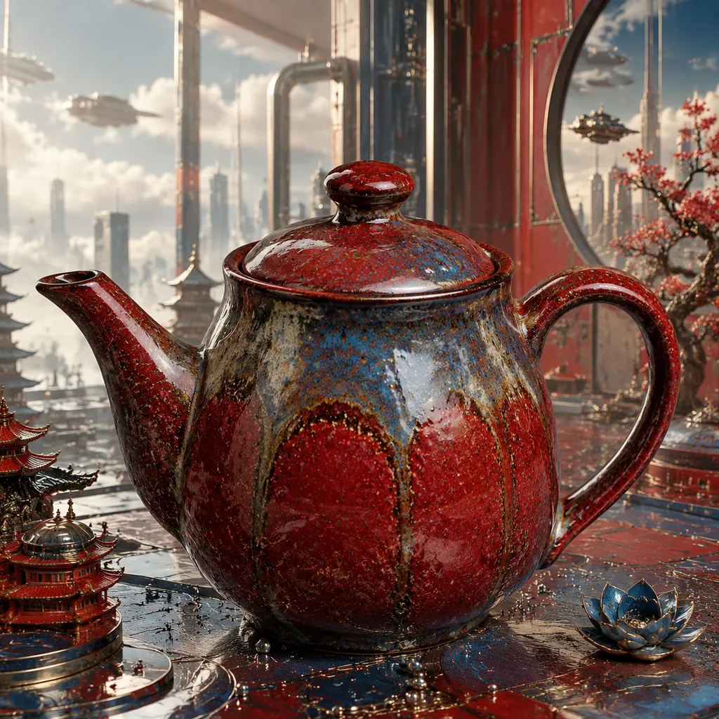 Sinofuturism aesthetic — visual example