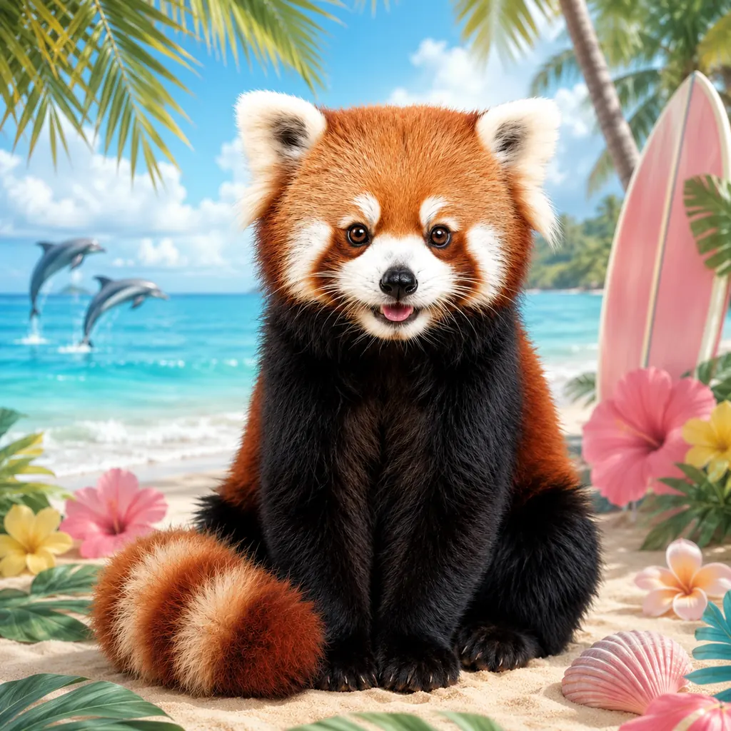 Tropicalcore aesthetic — visual example
